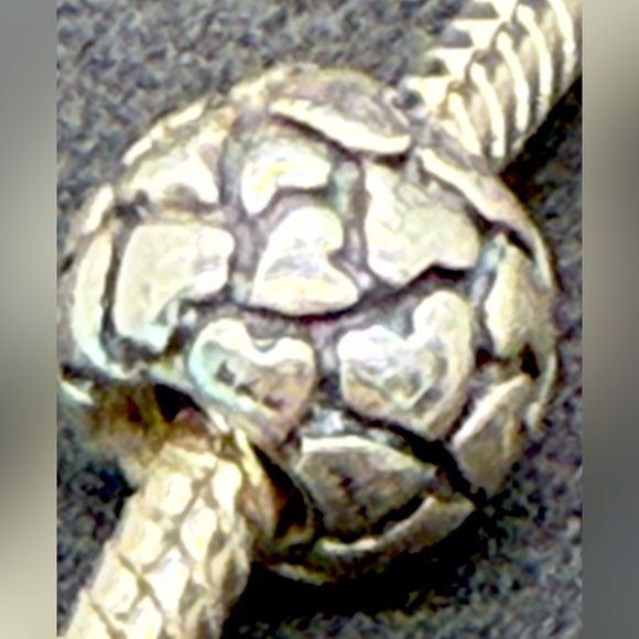 Pandora Retired Sterling Silver All Hearts Charm 925 ALE - Picture 1 of 15
